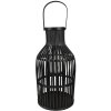 Clayre & Eef 6RO0591 Lanterna nera Ø 23x39 cm