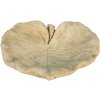 Clayre & Eef 6TE0384 Mangiatoia per uccelli Leaf Beige 22x22x6 cm