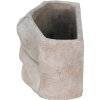 Clayre Eef 6TE0389L Vaso da fiori per interni Grigio Bocca 26x16x16 cm