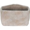 Clayre Eef 6TE0389L Vaso da fiori per interni Grigio Bocca 26x16x16 cm