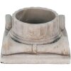 Clayre & Eef 6TE0390S Vaso da fiori per interni grigio 21x21x11 cm