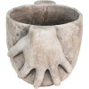 Clayre & Eef 6TE0391L Vaso da fiori per interni Beige 25x18x17 cm