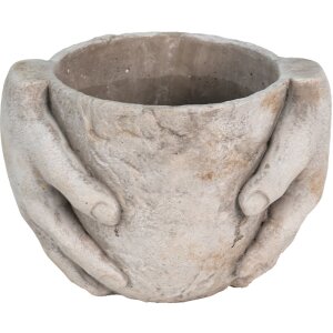 Clayre & Eef 6TE0391S Vaso da fiori per interni Beige...