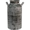 Clayre & Eef 6Y4706 Caraffa decorativa per il latte grigio 19x17x33 cm