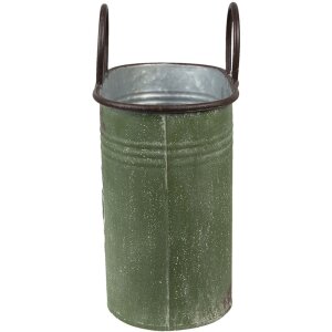 Clayre & Eef 6Y4773 Vaso da fiori per interni verde, marrone 36x18x25 - 30x15x23 cm