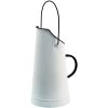 Clayre & Eef 6Y4777 Scivolo per carbone Deco Bianco, Marrone Ø 15x30 cm