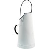 Clayre & Eef 6Y4777 Scivolo per carbone Deco Bianco, Marrone Ø 15x30 cm