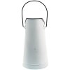 Clayre & Eef 6Y4777 Scivolo per carbone Deco Bianco, Marrone Ø 15x30 cm