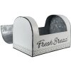 Clayre & Eef 6Y4779 Contenitore bianco, marrone 30x20x20 cm