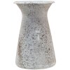 Clayre & Eef 6Y4786 Brocca decorativa Grigio, Bianco 12x12x20 cm