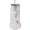 Clayre & Eef 6Y4799 Brocca decorativa grigia, bianca 16x12x22 cm