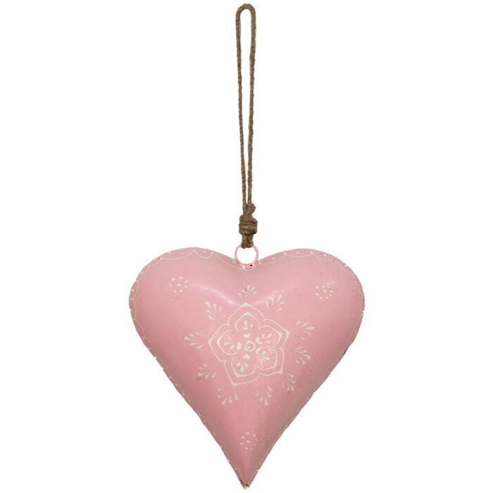 Clayre & Eef 6Y4814L Ciondolo Gioielli Cuore Rosa 20x6x20 cm