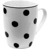 Clayre & Eef BDMU Mug Bianco, Nero 350 ml