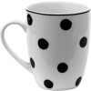Clayre & Eef BDMU Mug Bianco, Nero 350 ml