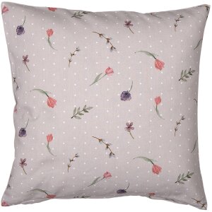 Clayre & Eef HBU21 Copricuscino Rosa, Beige 40x40 cm