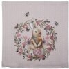 Clayre & Eef HBU21 Copricuscino Rosa, Beige 40x40 cm