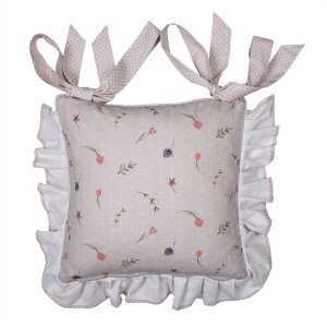 Clayre & Eef HBU25 Cuscino Coprisedile Rosa, Beige...