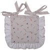 Clayre & Eef HBU25 Cuscino Coprisedile Rosa, Beige 40x40 cm