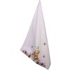 Clayre & Eef HBU42 Asciugamano da tè rosa, beige 50x70 cm