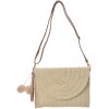 Clayre & Eef JZBG0260N Borsa donna Beige 27x3x20 cm