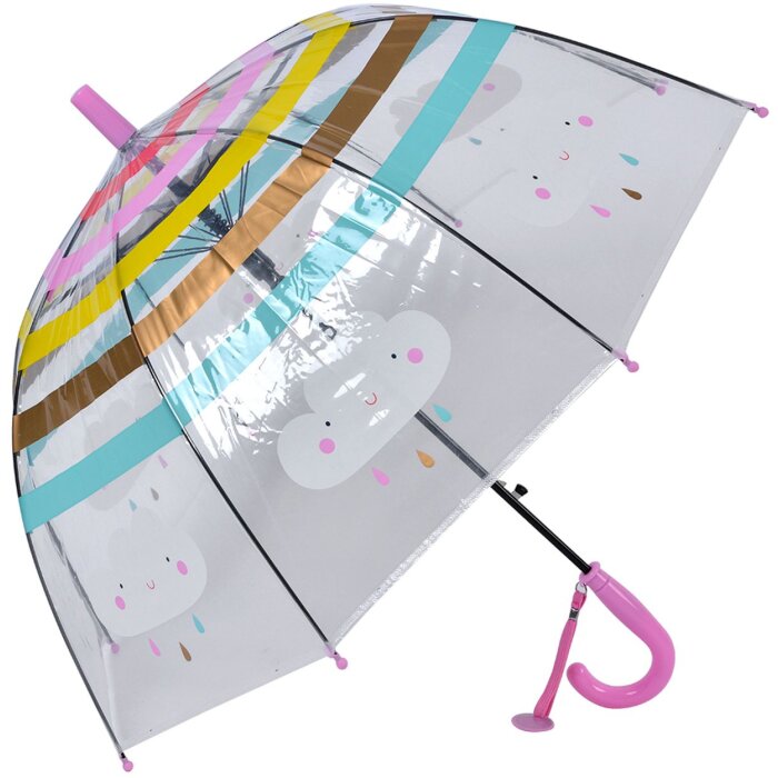 Clayre & Eef JZCUM0007P Ombrello bambini rosa Ø 50 cm