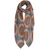 Clayre & Eef JZSC0663 Sciarpa donna modello arancione 90x190 cm