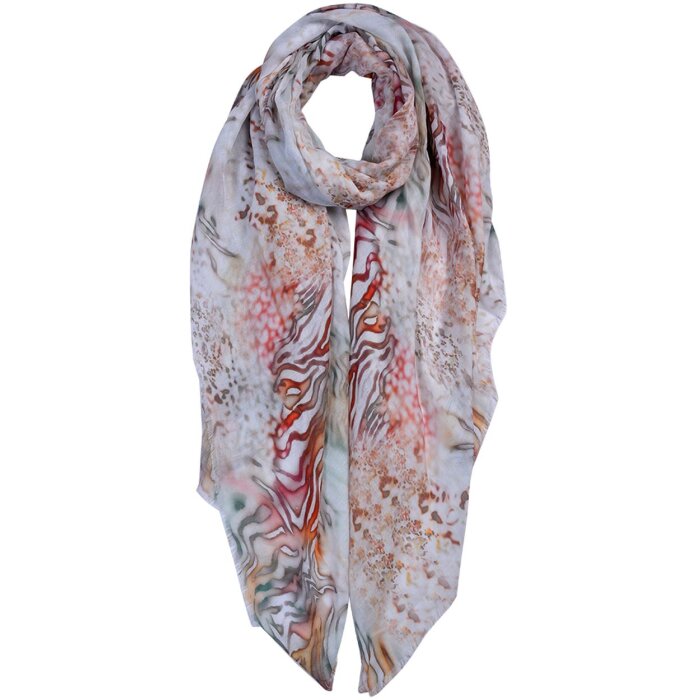 Clayre & Eef JZSC0675 Sciarpa donna modello Beige 90x180 cm