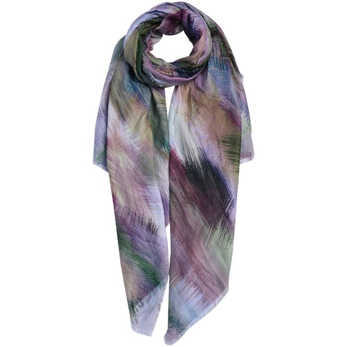 Clayre & Eef JZSC0678 Sciarpa da donna modello verde 90x180 cm