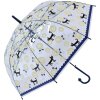 Clayre & Eef JZUM0055BL Ombrello Adulti Blu 60 cm