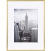 Cornice Henzo in alluminio Manhattan oro 30x40 cm con passepartout 20x28 cm