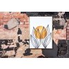 Cornice Henzo in alluminio Manhattan oro 30x40 cm con passepartout 20x28 cm