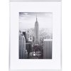 Henzo Cornice in alluminio Manhattan argento 30x40 cm con passepartout 20x28 cm