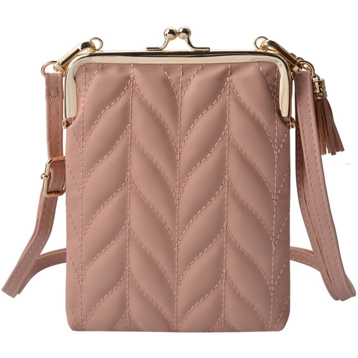 Clayre & Eef JZWA0132P Portafoglio Rosa 13x17 cm
