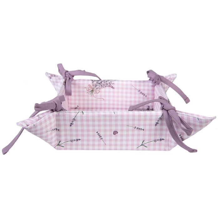 Clayre & Eef LAG47 Cestino per pane 35x35x8 cm