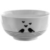 Clayre & Eef LBSBO Zuppiera bianca, nera Ø 14 cm