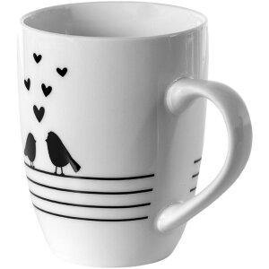 Tazza Clayre & Eef LBSMU Bianco, Nero 350 ml