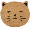 Clayre & Eef MC229 Stuoia per porte per gatti da interno marrone, nero 50x44x1 cm