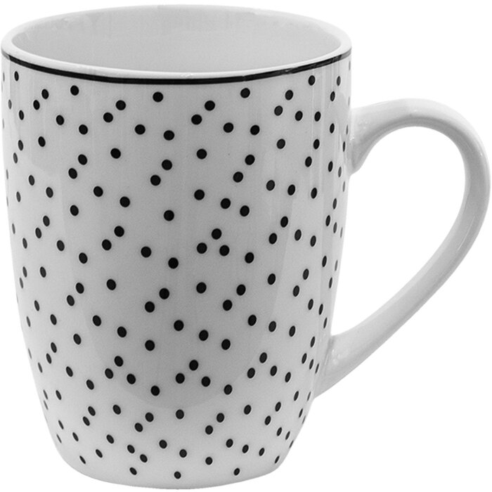 Tazza Clayre & Eef SDMU Bianco, Nero 350 ml