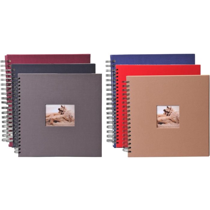 Album a spirale Mika 26x26 cm pagine bianche