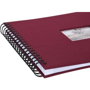 Album a spirale Mika 26x26 cm pagine bianche