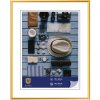 Cornice in plastica Napoli 40x50 cm oro