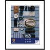 Henzo Cornice in plastica Napoli 40x50 cm nero