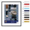 Henzo Cornice in plastica Napoli 40x50 cm nero