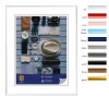 Henzo Cornice in plastica Napoli 40x50 cm bianco
