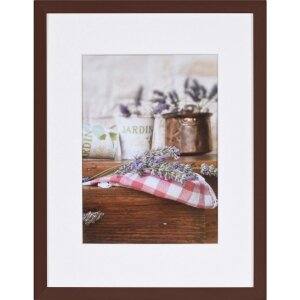 Henzo Cornice in legno Jardin 30x40 cm wengé con...
