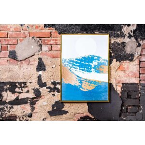 Henzo Cornice in plastica Napoli 40x60 cm oro