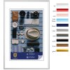 Henzo Cornice in plastica Napoli 40x60 cm argento
