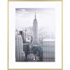 Henzo Telaio in alluminio Manhattan 40x50 cm oro con passepartout 30x40 cm