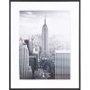 Henzo Telaio in alluminio Manhattan nero 40x50 cm con passepartout 30x40 cm