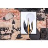 Henzo Telaio in alluminio Manhattan nero 40x50 cm con passepartout 30x40 cm